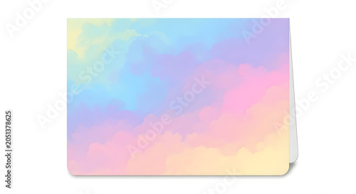 Soft Pastel Gradient Cloud Texture Abstract Background Design
