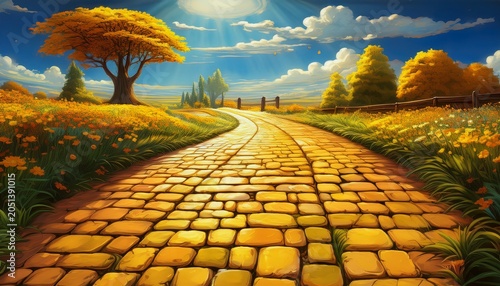 the enchanting yellow brick road a journey to oz