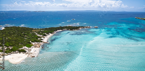 Aerial view of Piana Island, Corsica, France.