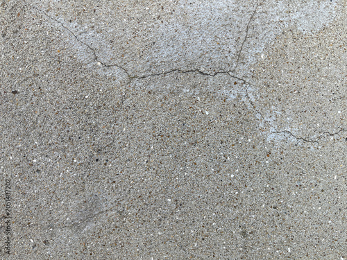 Close Up of Exposed Aggregate Concrete Surface With Natural Stone Texture