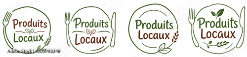 Fotografía Logo assiette : produits locaux