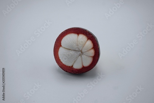 Bild auf Leinwand Queen of fruits perfectly opened to showcase juicy tropical pulp