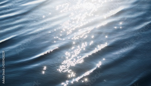 white water ripple surface with shining sunlight reflections abstract blurred texture with light effects and glowing waves bright summer background pattern