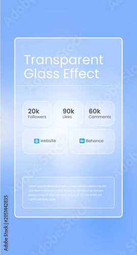 Premium Glassmorphism Mobile App UI with Futuristic Visual Style