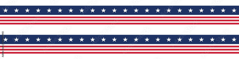 Naklejka premium American flag design with stars and stripes pattern