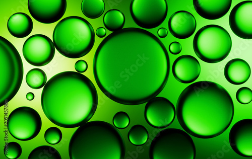 sfondo astratto, vegetale al microscopio, rendering 3d