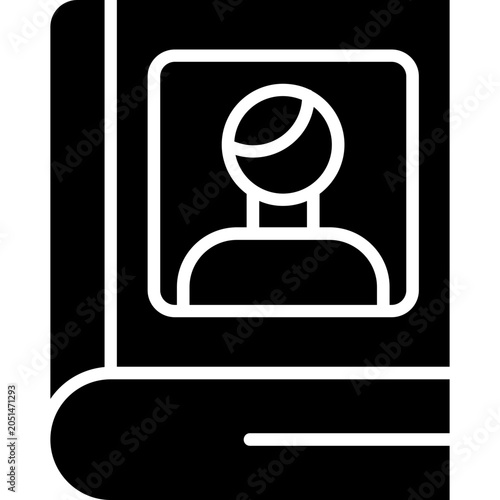 Quadro em tela Address bool Icon