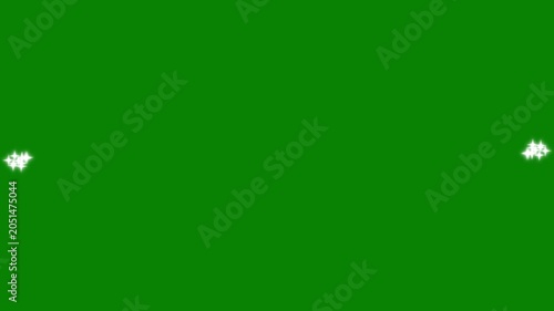 Glitter line stars shining sparkle motion on transparent and green screen.magic sparkles glitter line stars, fairy dust wand glitter stars trail transition.4k animison
