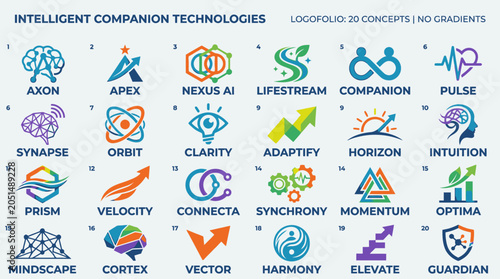 Intelligent Companion Technology Logos.