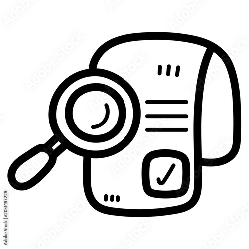Obraz na plátně verifying illustration