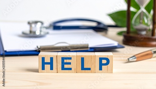 Help Wooden Blocks with Medical Items