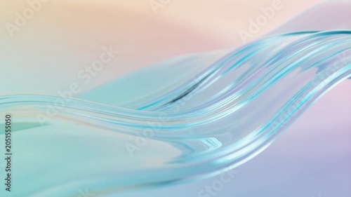 abstract blue wave