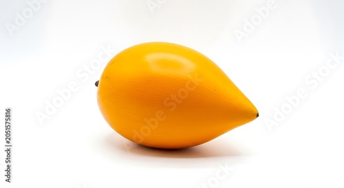 Fresh Yellow Mango Fruit Isolated