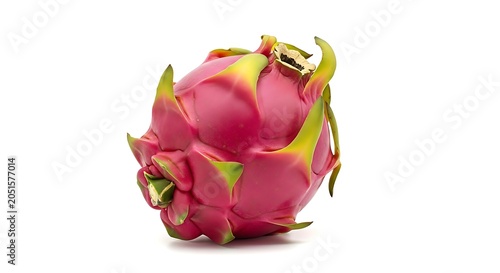 Dragon fruit isolated on white background