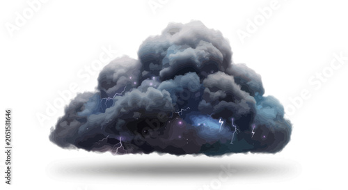 Bild auf Leinwand Dark Cloud Formation in Sky.