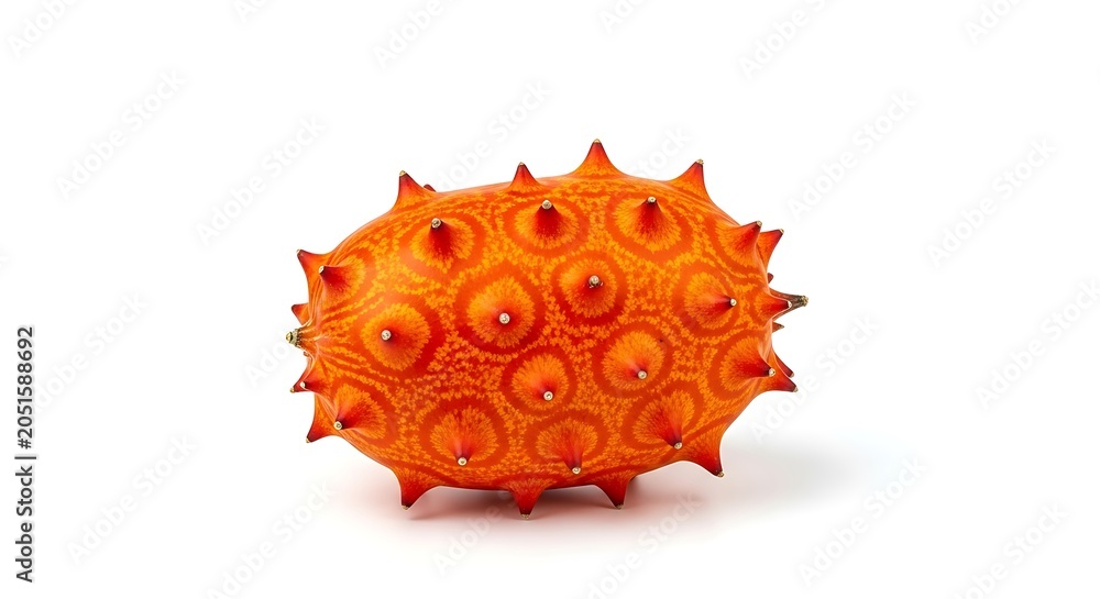 Fototapeta premium Kiwano fruit isolated on white background