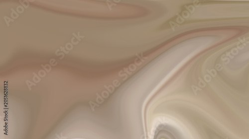 Konstfotografi Abstract liquid beige taupe fluid swirl background pattern with abstract