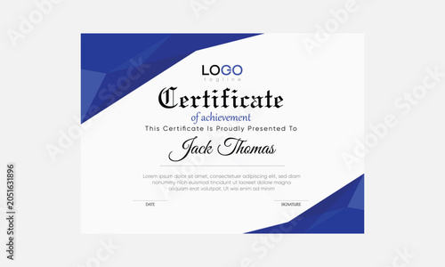 achievement certificate template, achievement template, certificate