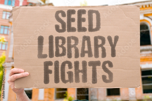 Fotografie "Seed library fights" Community seed saving resists corporate control