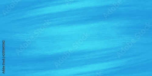 Quadro em tela Blue watercolor wash background with textured brush strokes and a soft blended g