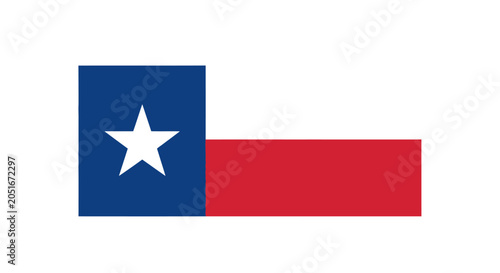 фотографія Texas State Flag Icon Symbol.