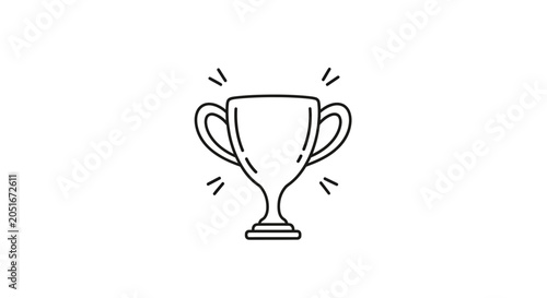 Fotografie Trophy Cup Award Symbol.
