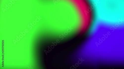 Abstract Vibrant Neon Multicolor Fluid Gradient Blurred Background Animation