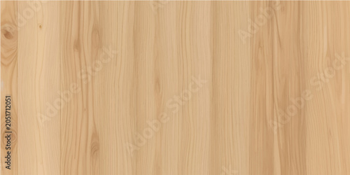 Schilderij op canvas Light ash wood grain texture background, natural smooth yellow pine timber patte