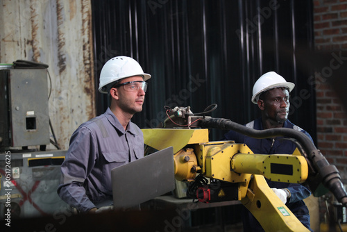 engineer team full skill quality for maintenance and training in industry factory worker , warehouse Workshop for factory operators,mechanical engineering team production.