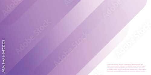 Schilderij op canvas Bright pale purple and white gradient background with diagonal stripes