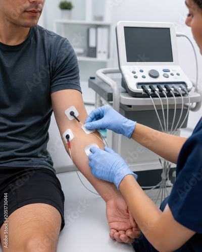 Surface EMG Muscle Signal Testing
