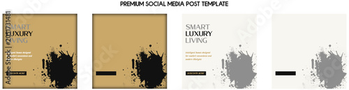 Luxury Open House Instagram Carousel Template for Real Estate Event Marketing and Property Promotion, isolated transparent background, editable vector artwork PNG file, EPS JPG Illustrator Included
