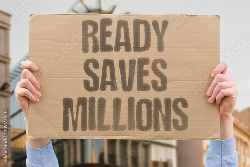 фотографія "Ready saves millions" Preparedness prevents catastrophic death toll