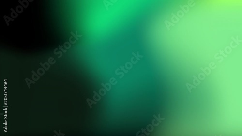 Abstract Smooth Green Gradient Blurred Ambient Background Animation