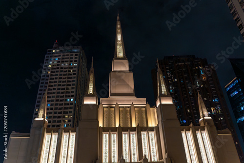 In front of The LDS Bangkok temple