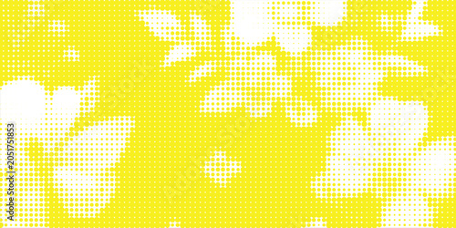 Konstfotografi Beautiful flower illustration digital design abstrato digital floral allover pad