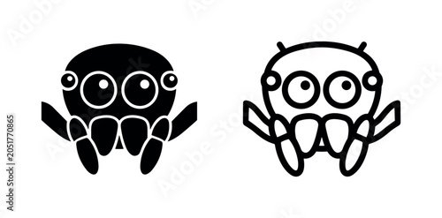 Slika na platnu Cute Spider Icon