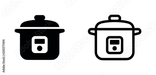 Photos Pressure cooker icons