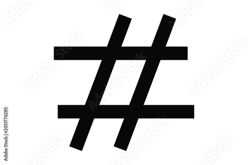 Hashtag icon, Hashtag Logo icon, abstract Hashtag icon.
