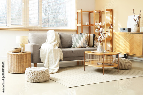Interior of living room wit...