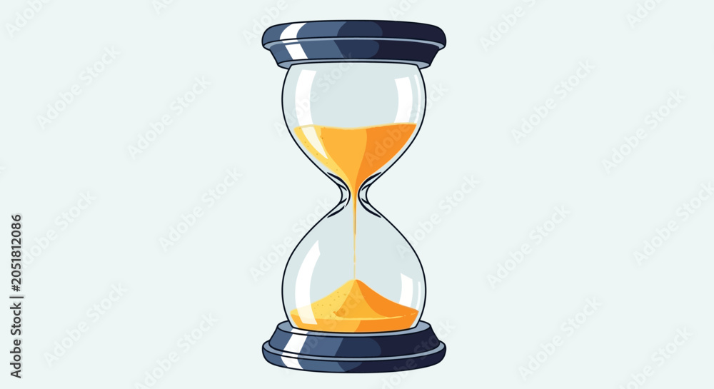 Konstfotografi Hourglass Sand Timer Counting Down Time