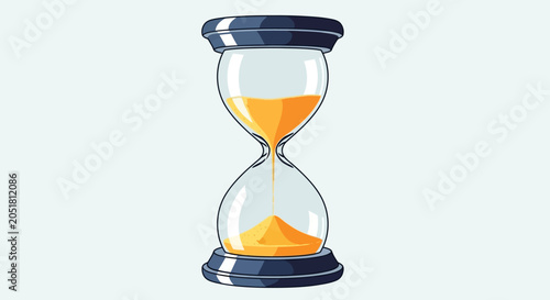Tablou pe pânză Hourglass Sand Timer Counting Down Time