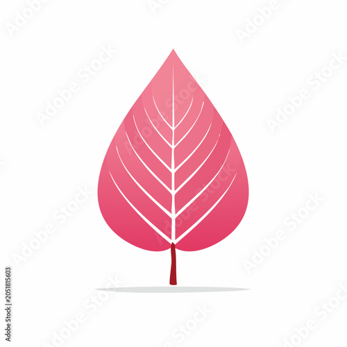 Pink Leaf Icon
