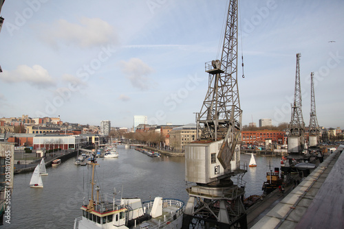 View of Bristol Cranes from high up