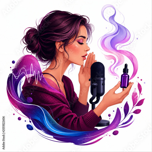 ASMR Creator Whispering Beauty Product Marketing