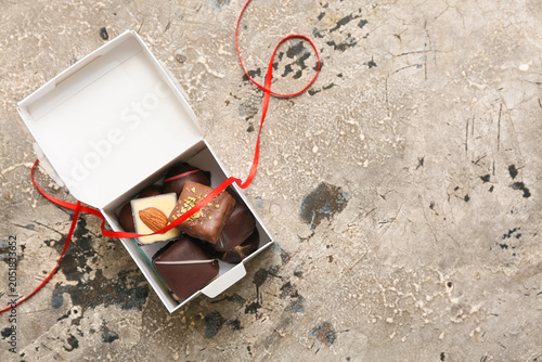 Delicious chocolate candies...