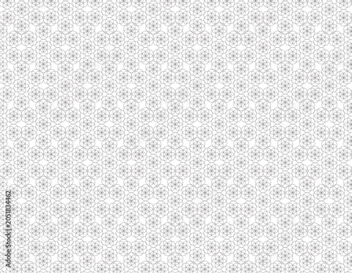 sacred geometry flower of life white