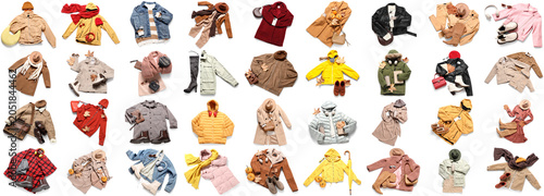 Autumn and winter fashion c...
