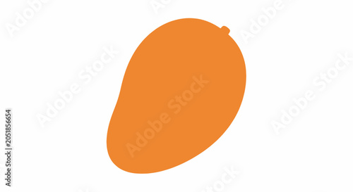 Orange makeup cosmetic product sample.