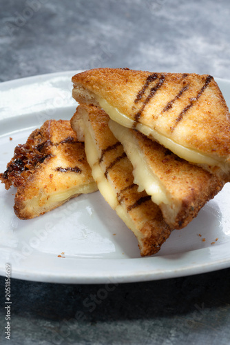 rustic italian mozzarella carrozza sandwiches